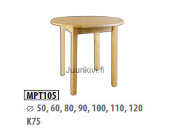 Pyöreä ruokailupöytä MPT105