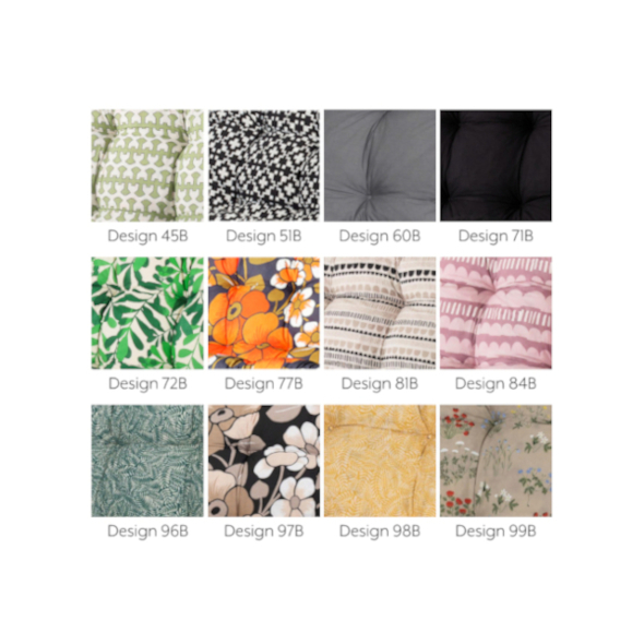 De Luxe, Suvi ja Monica 3-istuttavan keinun pehmusteet 2026