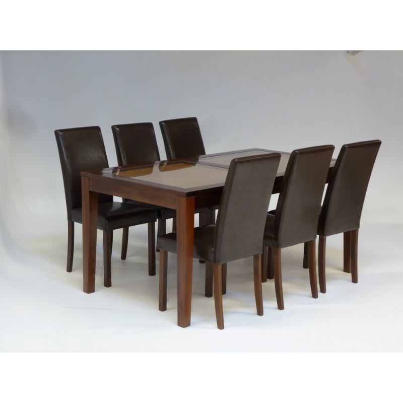 Kabinetti pöytä ja Preston tuolit musta (tuolit myydään erikseen)