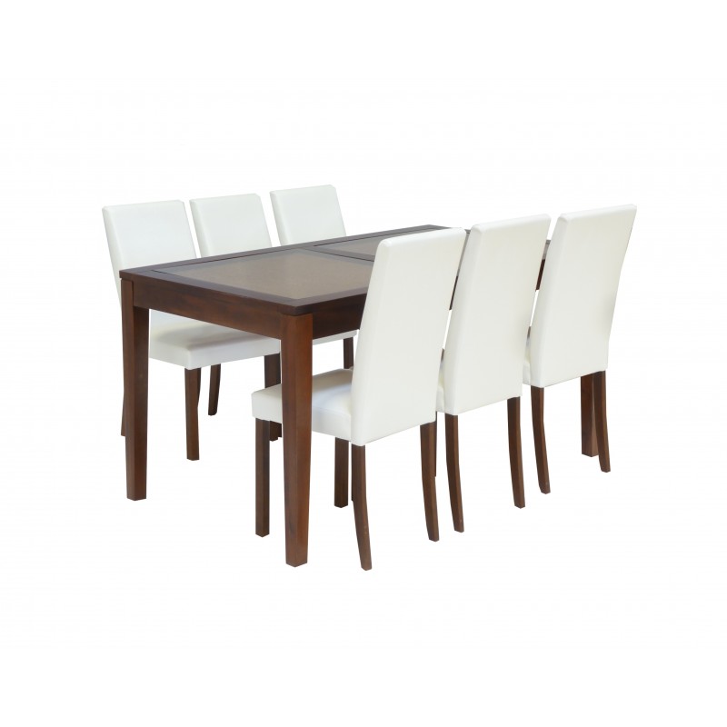 Kabinetti pöytä ja Preston tuolit valkoinen (tuolit myydään erikseen)