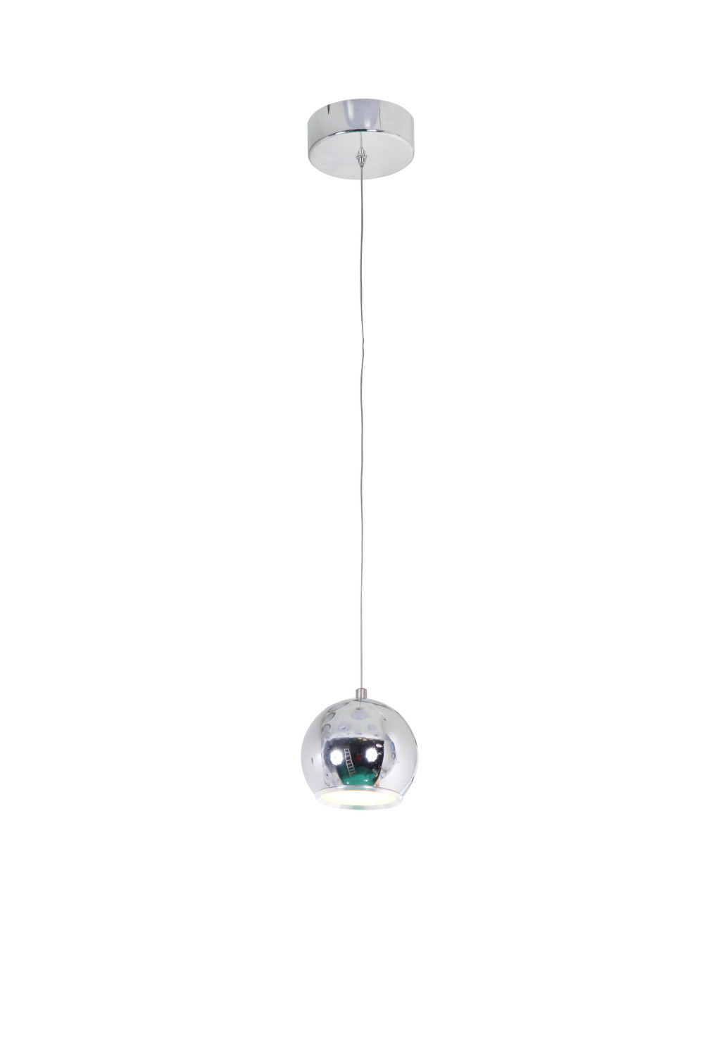 Bollen 1 LED riippuvalaisin, kromattu