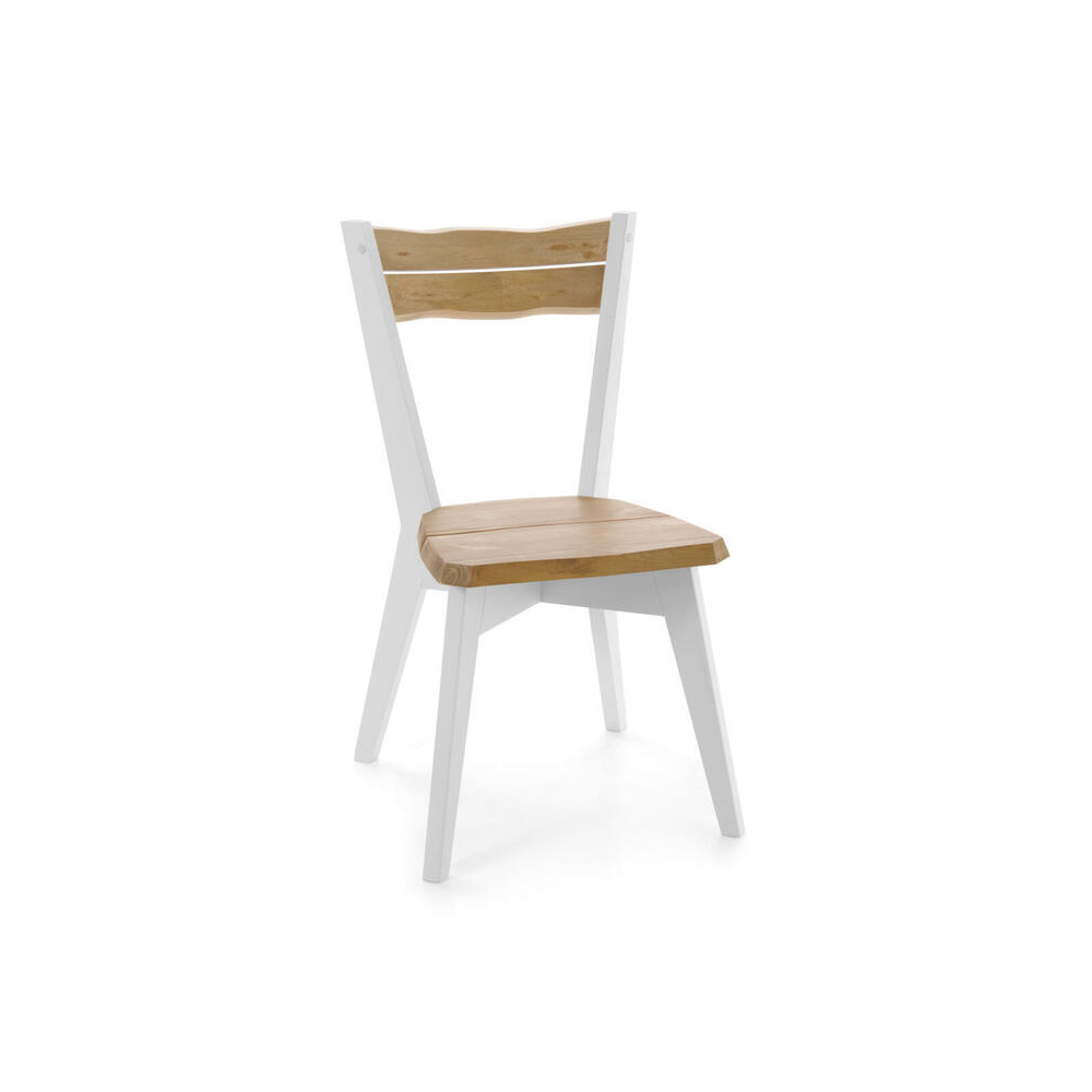 Lana tuoli, valkoinen/antiikki